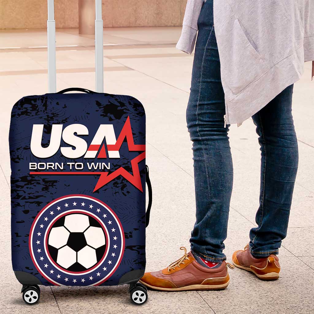 USA Soccer Team Luggage Cover Born To Win