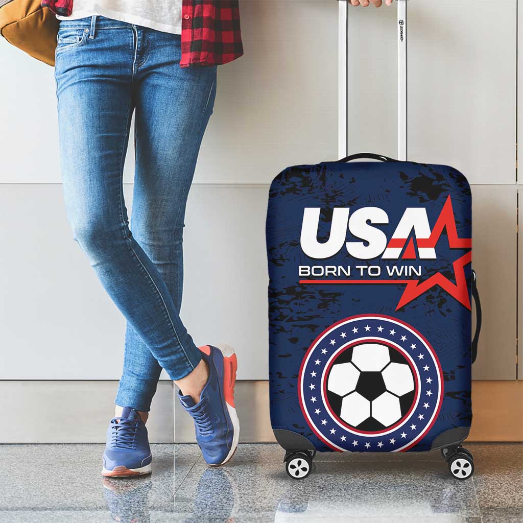 USA Soccer Team Luggage Cover Born To Win