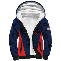 Custom USA Soccer Team Sherpa Hoodie Born To Win