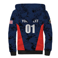 Custom USA Soccer Team Sherpa Hoodie Born To Win