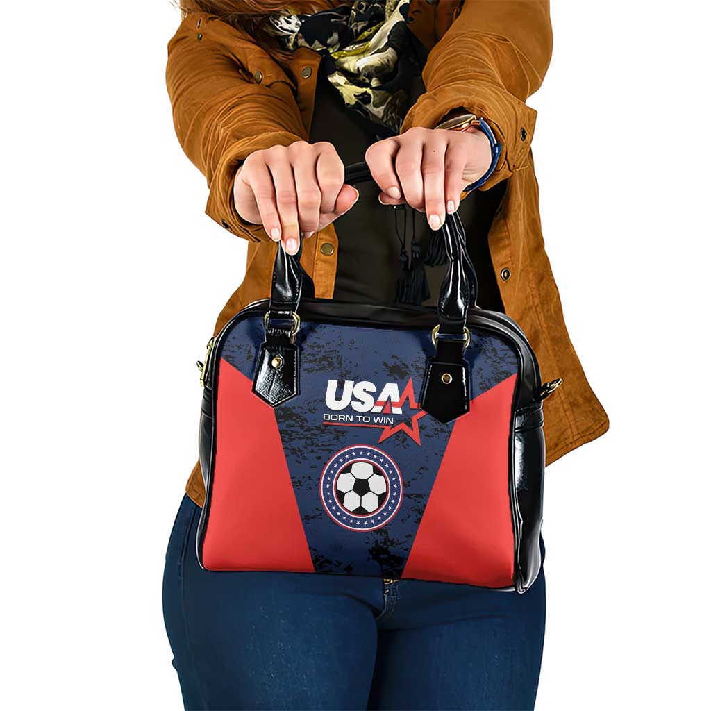 USA Soccer Team Shoulder Handbag Born To Win