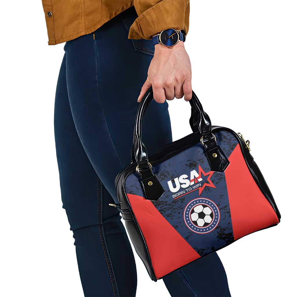 USA Soccer Team Shoulder Handbag Born To Win