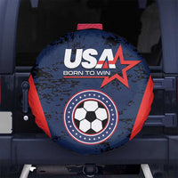 USA Soccer Team Spare Tire Cover Born To Win