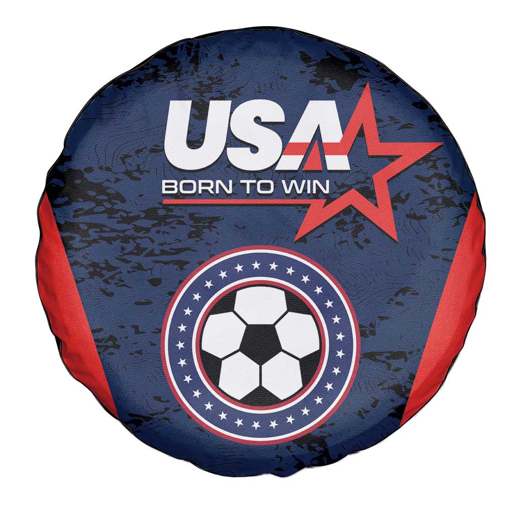 USA Soccer Team Spare Tire Cover Born To Win