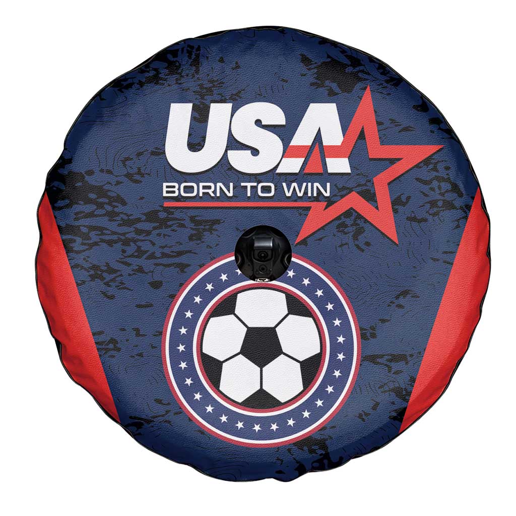 USA Soccer Team Spare Tire Cover Born To Win