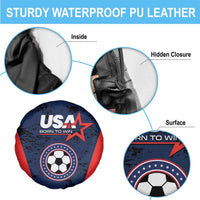 USA Soccer Team Spare Tire Cover Born To Win