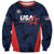 Custom USA Soccer Team Sweatshirt Born To Win