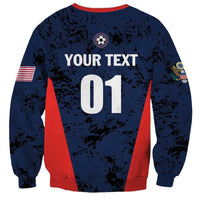 Custom USA Soccer Team Sweatshirt Born To Win