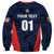 Custom USA Soccer Team Sweatshirt Born To Win