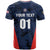 Custom USA Soccer Team T Shirt Born To Win