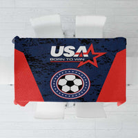 USA Soccer Team Tablecloth Born To Win