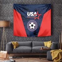 USA Soccer Team Tapestry Born To Win