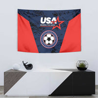 USA Soccer Team Tapestry Born To Win