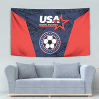 USA Soccer Team Tapestry Born To Win