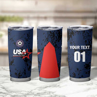Custom USA Soccer Team Tumbler Cup Born To Win