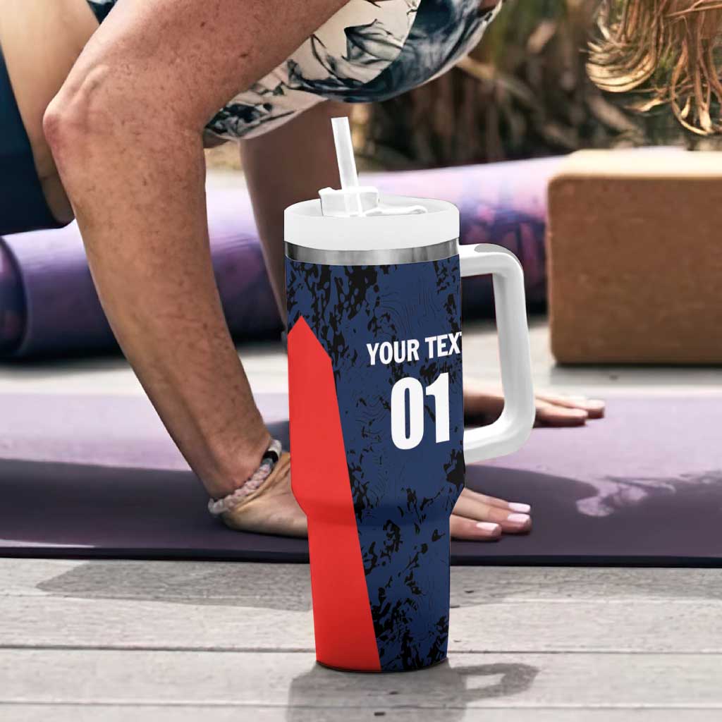 Custom USA Soccer Team Tumbler With Handle Born To Win