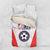 USA Soccer Team Bedding Set Red All Over