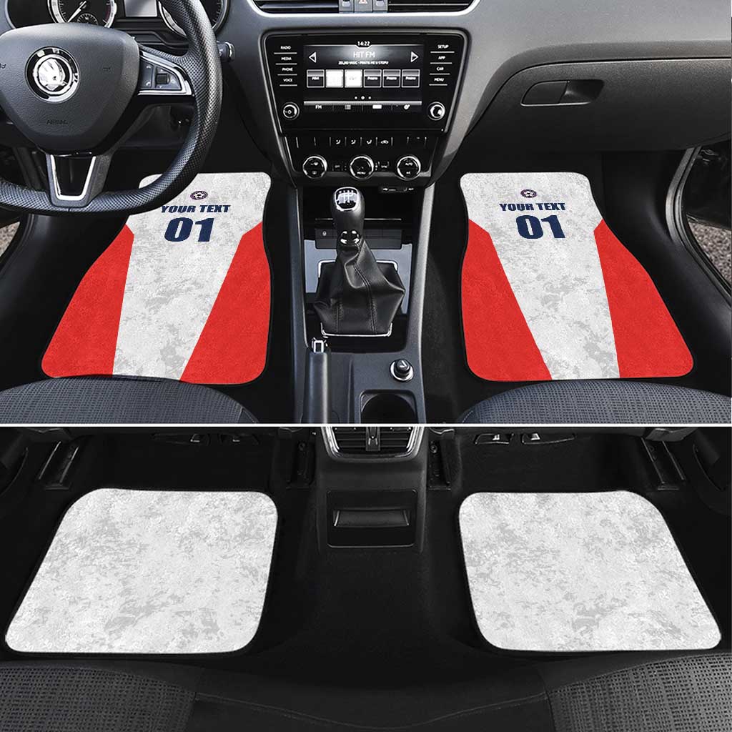 USA Soccer Team Car Mats Red All Over