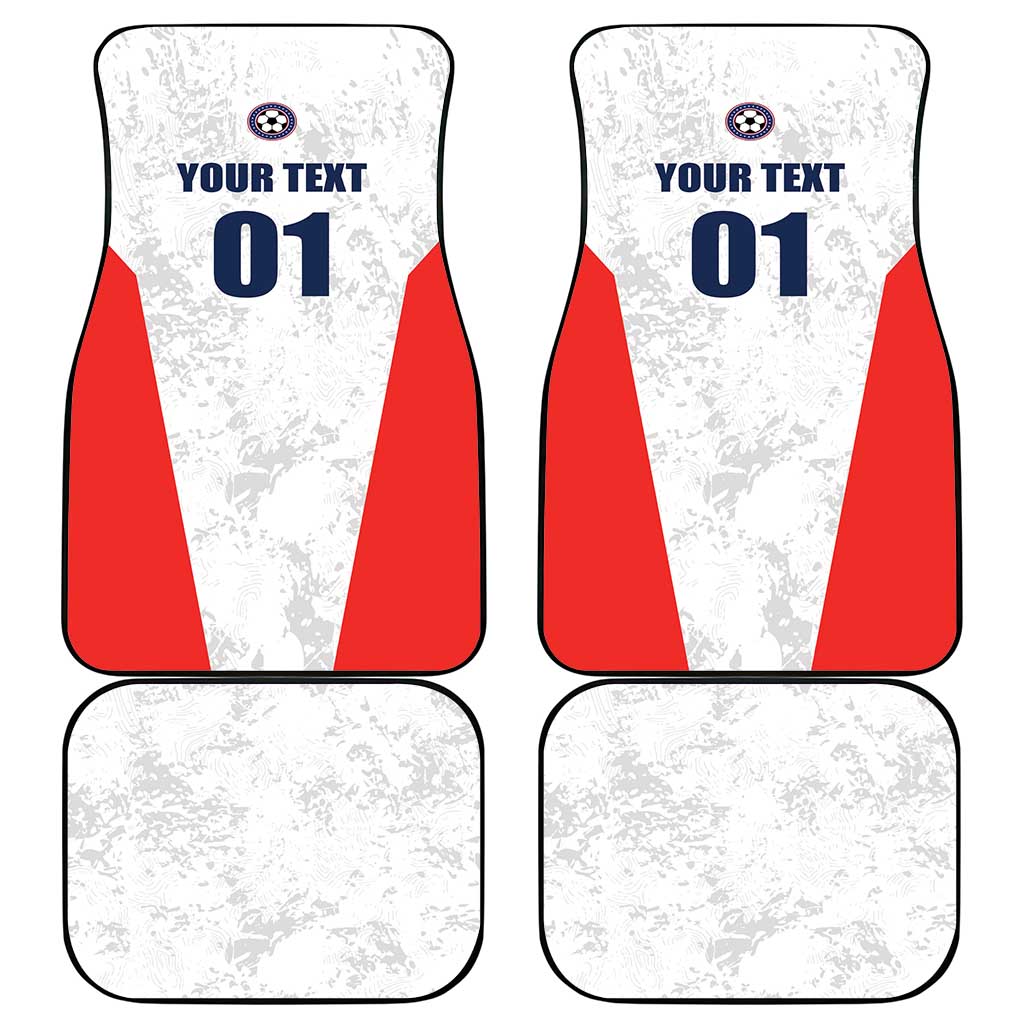 USA Soccer Team Car Mats Red All Over