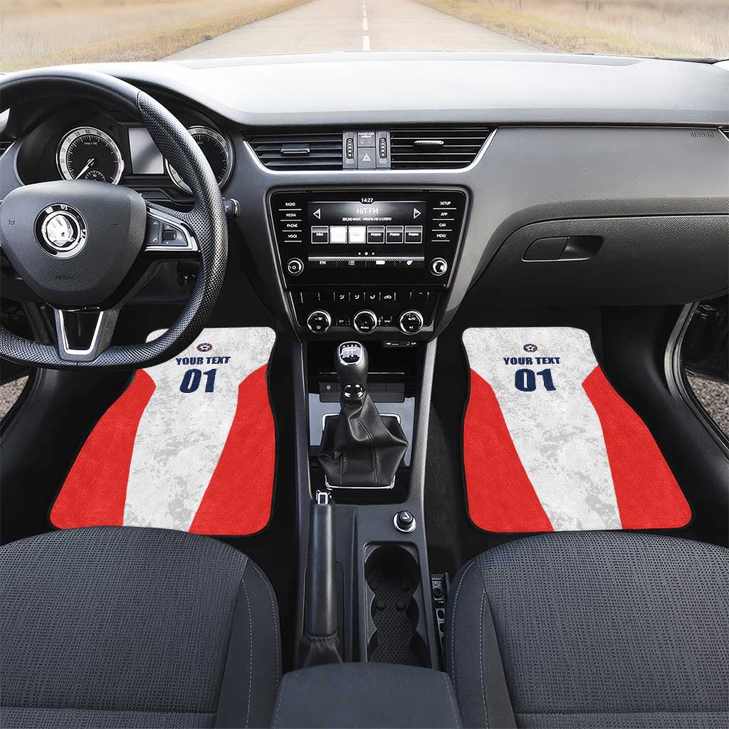 USA Soccer Team Car Mats Red All Over