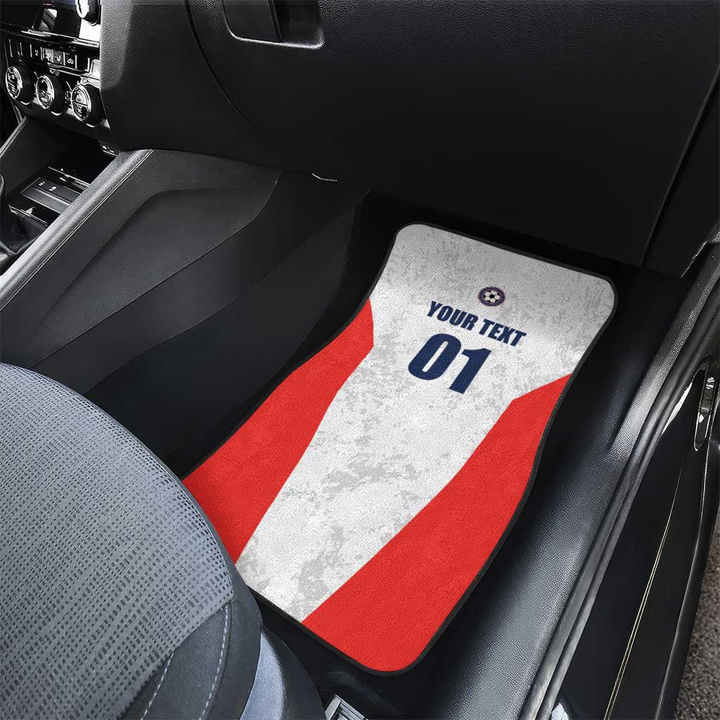 USA Soccer Team Car Mats Red All Over