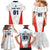 Custom USA Soccer Team Family Matching Mermaid Dress and Hawaiian Shirt Red All Over