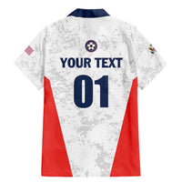 Custom USA Soccer Team Family Matching Mermaid Dress and Hawaiian Shirt Red All Over