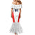 Custom USA Soccer Team Family Matching Mermaid Dress and Hawaiian Shirt Red All Over