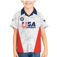 Custom USA Soccer Team Family Matching Mermaid Dress and Hawaiian Shirt Red All Over