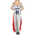 Custom USA Soccer Team Family Matching Summer Maxi Dress and Hawaiian Shirt Red All Over
