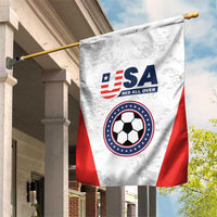 USA Soccer Team Garden Flag Red All Over
