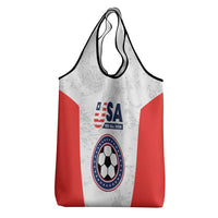 USA Soccer Team Grocery Bag Red All Over
