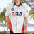 Custom USA Soccer Team Hawaiian Shirt Red All Over