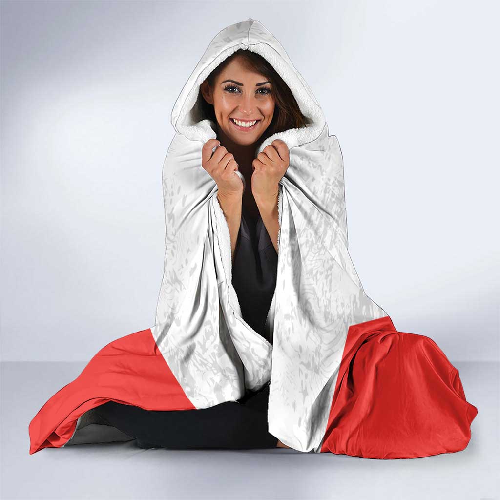 USA Soccer Team Hooded Blanket Red All Over