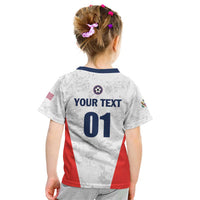 Custom USA Soccer Team Kid T Shirt Red All Over