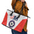 USA Soccer Team Leather Tote Bag Red All Over