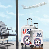 USA Soccer Team Luggage Cover Red All Over