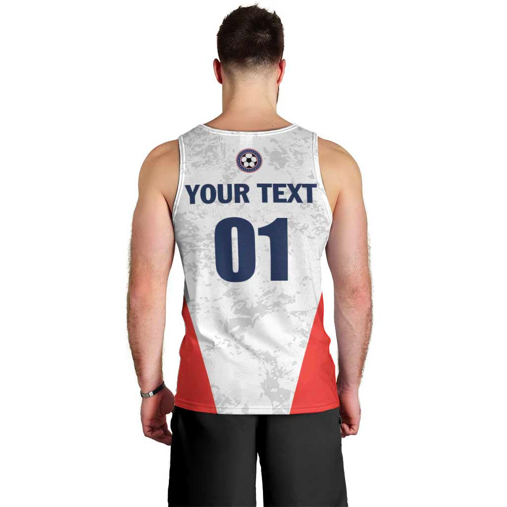 Custom USA Soccer Team Men Tank Top Red All Over