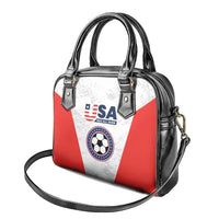 USA Soccer Team Shoulder Handbag Red All Over
