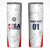 Custom USA Soccer Team Skinny Tumbler Red All Over