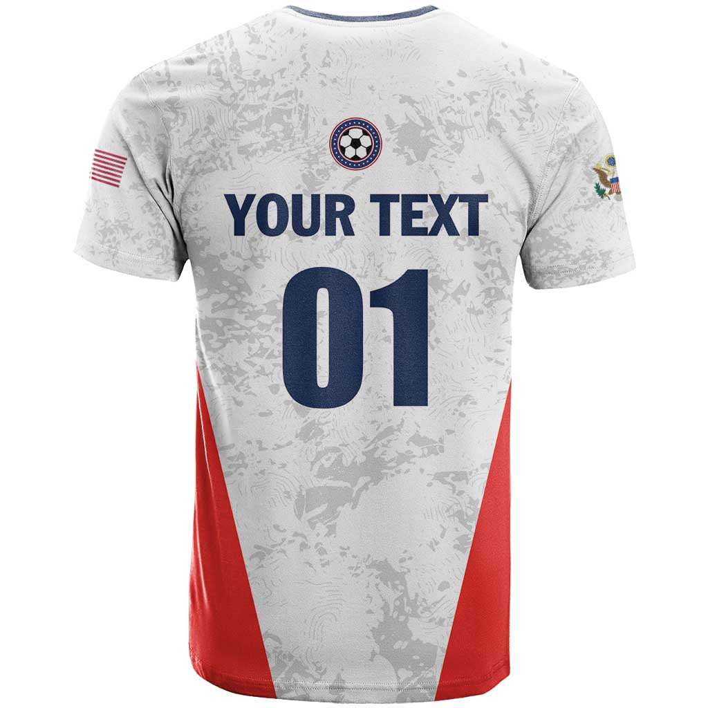 Custom USA Soccer Team T Shirt Red All Over
