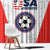 USA Soccer Team Window Curtain Red All Over