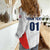 Custom USA Soccer Team Women Casual Shirt Red All Over