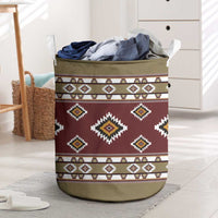 Native American Navajo Laundry Basket Tribal Pattern