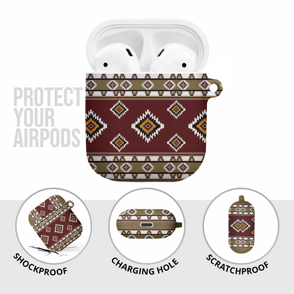 Native American Navajo AirPods Case Tribal Pattern