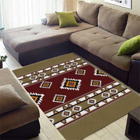 Native American Navajo Area Rug Tribal Pattern