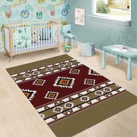 Native American Navajo Area Rug Tribal Pattern