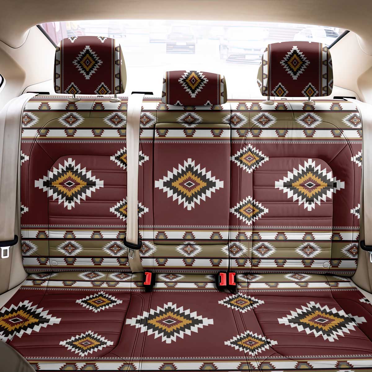 Native American Navajo Back Car Seat Cover Tribal Pattern