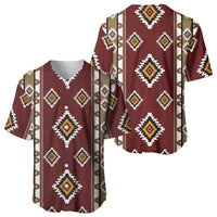 Native American Navajo Baseball Jersey Tribal Pattern