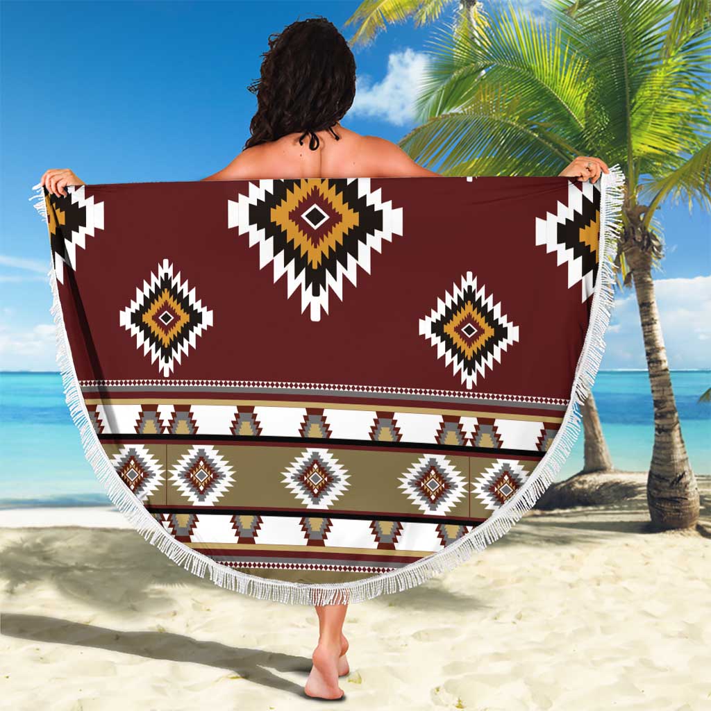 Native American Navajo Beach Blanket Tribal Pattern
